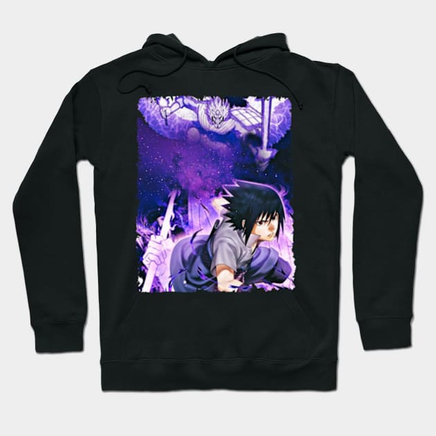 SASUKE UCHIHA MERCH VTG Hoodie by xsmilexstd